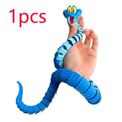 40cm Gary Snake: Disney Zootopia 2 Articulated Simulation Toy Snake, 3d Printed*