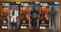 Mego Planet Of The Apes Action Figures Dr. Zaius General Ursus Caesar MOC