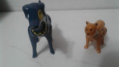 Vintage Crash Test Dummies Bumper Dog And Cat Action Figures TYCO 1992
