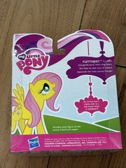 My Little Pony G4 Fluttershy with Wagon Rabbit 3″ Figure NIP Brushable