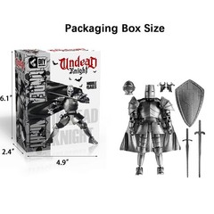 Medieval Action Figures,Knight Armor Action Figure,Multi-Jointed Movable Robo…