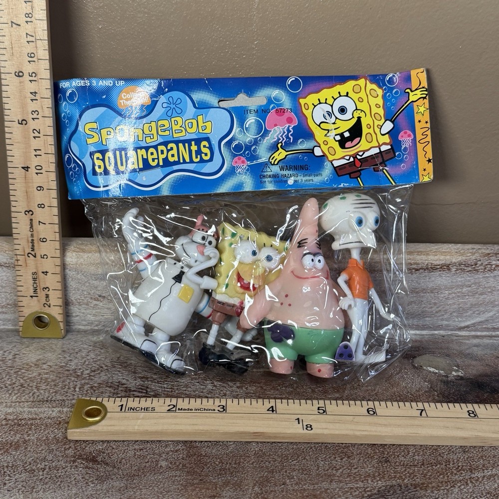 RARE Vintage Unlicensed SpongeBob and Characters Rabbit, Squidward, Patrick Set