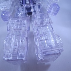 Super7 Cyborg Mighty Morphin Power Rangers Megazord Clear Figure – No Box