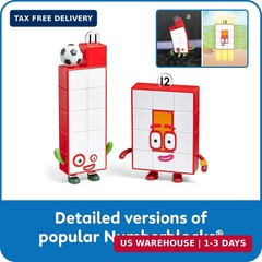 hand2mind Numberblocks Friends Eleven and Twelve Figures, Numbers for Toddlers,