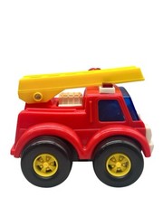 Tyco Preschool Sesame Street Bert Fire Truck Push Powered Vintage Toy With Sound