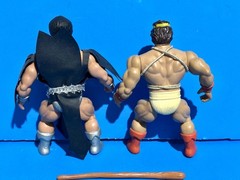 1982 Remco Figure Lot Warlord Mikola Deimos Hercules Rare Includes Clothing Belt
