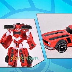Tobot V GD LEON ROVER Red Car Transforming Robot Vehicle Action Toy 7.7″