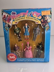 Wizard of Oz Action Figure Toys 50th Anniversary 1988 89 Turner Lot x 6 3.75”