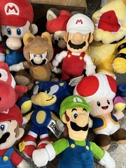 Lot of 15 Super Mario Brothers Yoshi sonic donkey Kong Bowser plush 2017 2018
