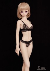 LDDOLL 1:3 60MS Semi White Girl Full Silicone Action Figure Body Fit BJD.DD Head
