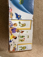RARE Vtg 90s TMNT Ninja Turtles 30pc Room Decorations Prik Stik Wall Decal Set