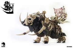 Battle Boar Bone Stabber Black 7.9in 1/12 Scale Action Posable Figure D20studio