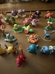 Pokémon TOMY figure vintage 1999 – multiple variations (Kanto region)