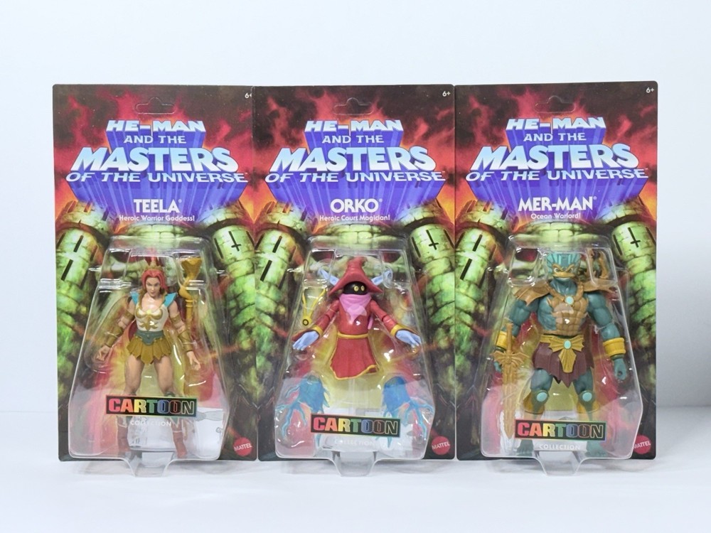 Masters of the Universe Origins 200X Set Wave 30: Mer-Man, Teela, Orko NEW 2026