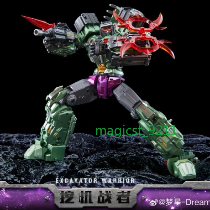 Dream Star Toys DST02-006 Excavator Warrior (Scavenger) – Combiner Figure Gift
