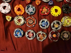 HUGE Beyblade X – Collection Lot – Takara Tomy & Hasbro Blades Ratchets Bits