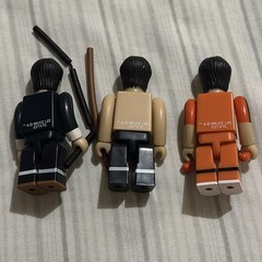 Medicom Toy KUBRICK Bruce Lee 3 Piece Mini Toy Figures Complete With Accessories