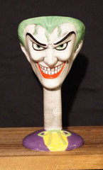 DC COMICS The Joker Ceramic Goblet Wine Drinking Glass Monogram International