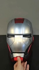 AUTOKING 1:1 Wearable JARVIS Voice Control Cosplay Iron Man MK5 Helmet Mask Gift