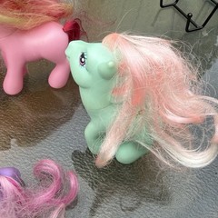 Big Lot Of My Little Ponies Varied Conditions And Years 8 Pieces 06’ 02’ 08’