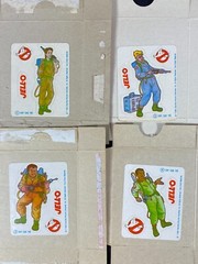 Jell O Ghostbusters Sticker Promo Boxes Advertising Lot Of 15 Vintage 1984