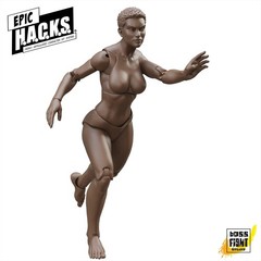 EPIC H.A.C.K.S. Blank Female COFFEE 6″ Scale Premium Action Figure
