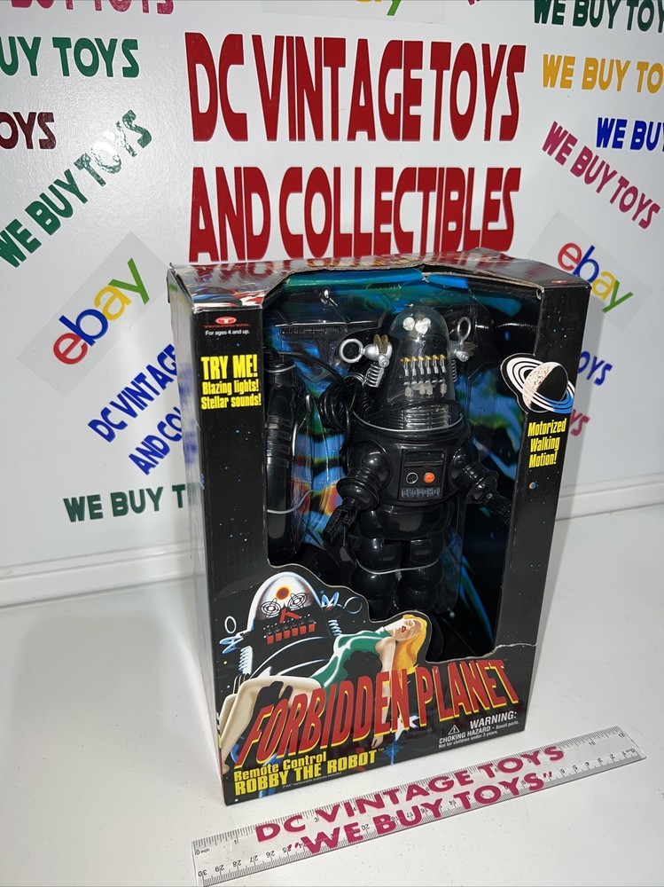 Vintage Trendmasters Forbidden Planet 1999 Remote Control Robby the Robot NEW