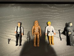 Hasbro Kenner Star Wars Retro Collection Lot, 5 Figures And Accessories