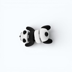 Lot 20 Articulated Panda Toy Mini 3D Printed Bear Fidget Desk Pet Animal – 2.2″