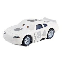 2Pcs Disney Pixar Cars No.84 White Apple Hauler Truck 1:55 Diecast Toys Set Gift