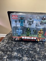 Roblox Champions of Roblox 15th Anniversary Edition Set. 6 Figures With Codes