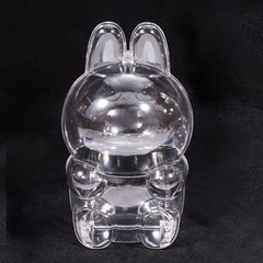 The Monsters Plush Clear Protective Case/Cover For Pop Mart Labubu（Without doll)