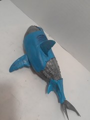 McFarlane Toys Raw 10 Fren Z Robotics Blue Silver Great White Shark Figure
