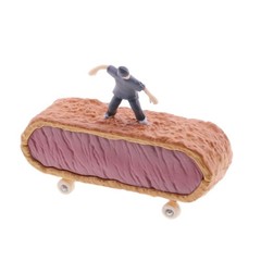 Little Boarder Gashapon Miniature Skateboard Food Figure 1 Random Toy
