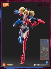 BLOKEES DC Heroes Harley Quinn 1/12 Action Figure Champion Class Model Toy Gift