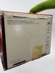 Vtg 1977 Kermit the Frog Fisher Price #850 Jim Henson Muppets Plush W/ Box