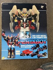 Pentabot Diecast Metal 6 in 1 Robot Toy Royal Condor Toys 1985 Read Description