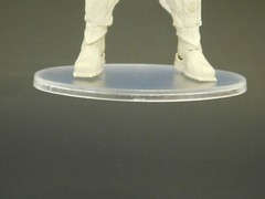 10 x Star Wars Black Series 6 inch Action Figure Stands – Multi-peg – CLEAR