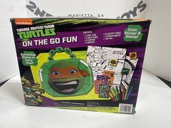 TMNT On the Go Gun Coloring Book + Carrying Case