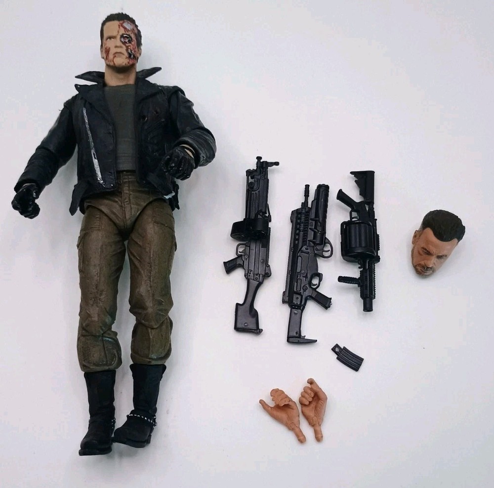 NECA Terminator Dark Fate Movie T-800 7″ Action Figure 2019 Loose
