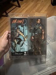 Neca Evil Dead 2 Hero Ash Retro Cloth 8”Action Figure 2014 MIP