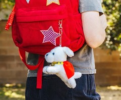 Superman Krypto The Superdog Plush Keychain