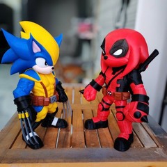 Knuckpool – Knuckles × Deadpool Fan Art 3D Printed Collectible