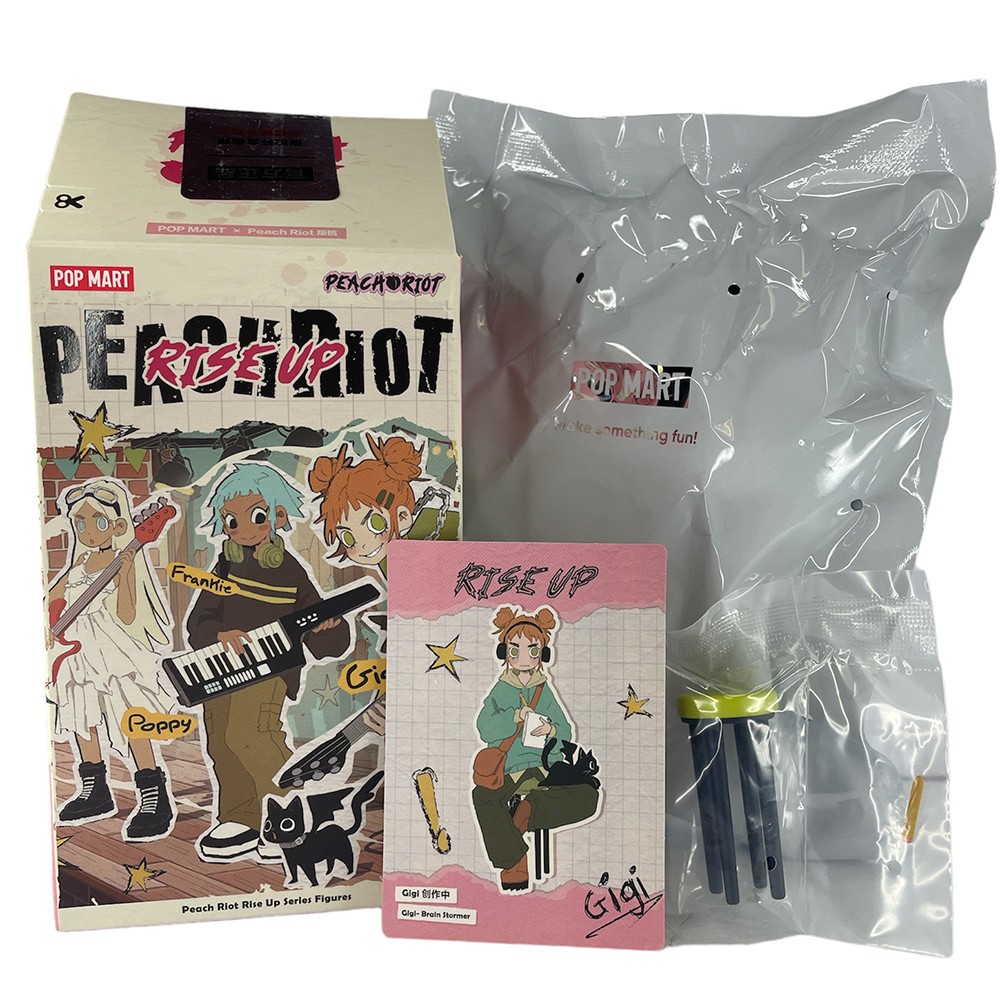 POP MART x Peach Riot Rise Up Series Confirmed Figure – Gigi Brain Stormer