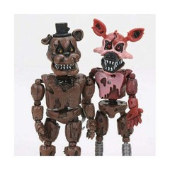 6pcs Set Five Nights at Freddy’s 6‘’ Action Figures FNAF Toys w/light.
