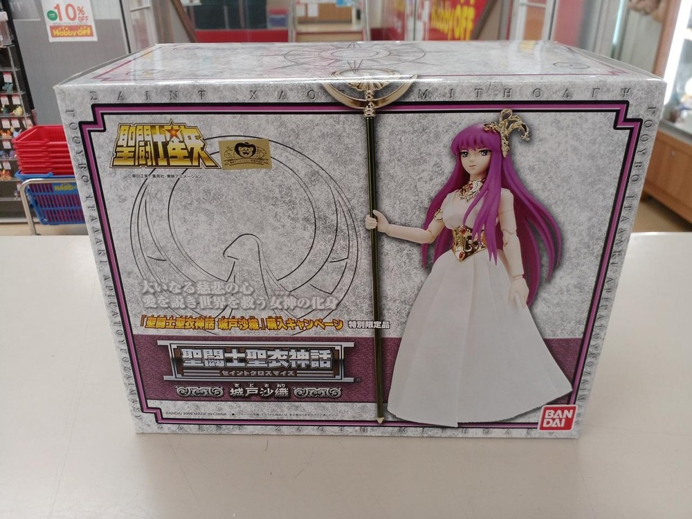 Unopened Saint Seiya Myth Cloth Model Number Saori Kido BANDAI