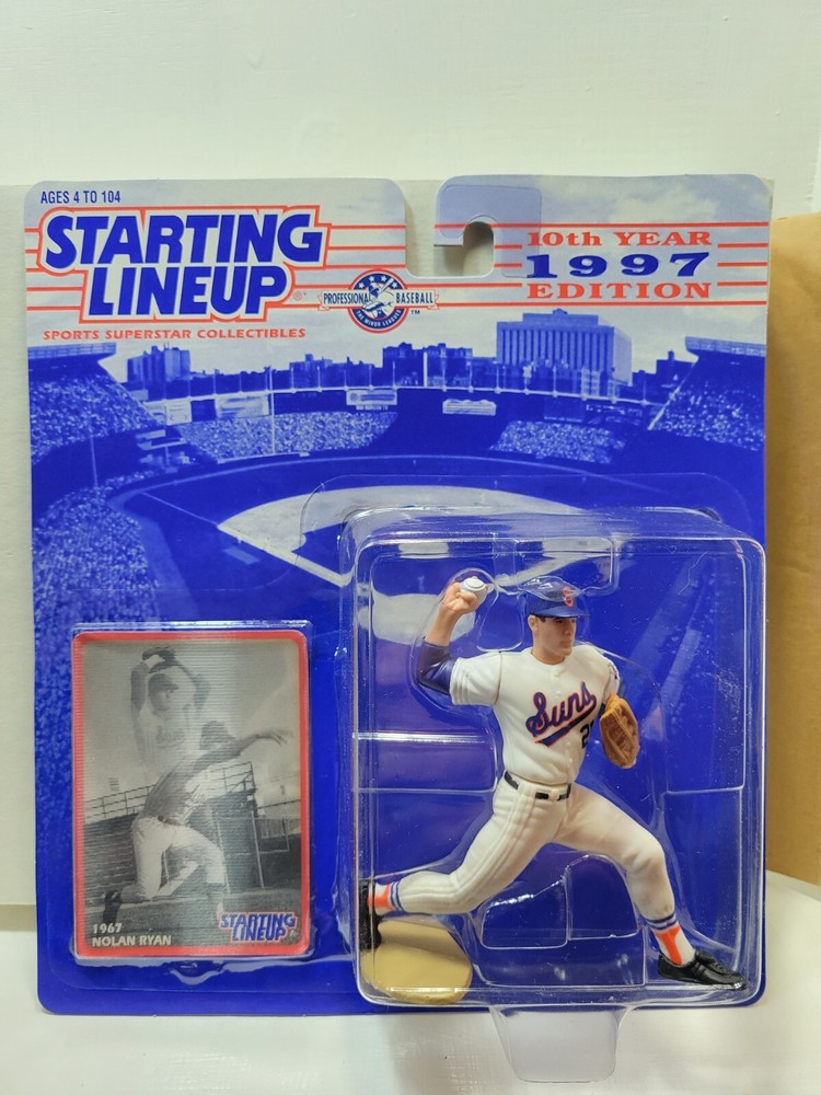 1997 Starting Lineup Nolan Ryan Jacksonville Suns Collectors Club Exclusive SLU