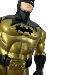 Vintage Kenner DC Comics Aero Strike Batman Action Figure 5″ Gold 1990 Loose