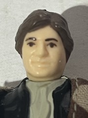 VINTAGE KENNER STAR WARS RETURN OF THE JEDI HAN TRENCH NON CAMO LAPEL 100% OG