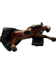 Simba Medieval Kingdoms Jousting Knight Horse Figure Red/Silver & Black/Purple